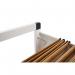 ROCADA VISUALLINE Mobile Filing Trolley for A4 and Folio - White 310