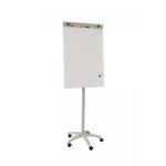 ROCADA ECO-LINE Mobile Flipchart with Magnetic Dry-Wipe Surface - Grey Frame 616eco