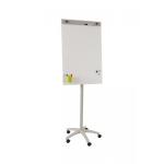 ROCADA ECO-LINE Mobile Magnetic Flipchart (Height Adjustable with Castors) - White 617eco