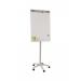 ROCADA ECO-LINE Mobile Magnetic Flipchart (Height Adjustable with Castors) - White 617eco