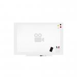 ROCADA SKINWHITEBOARD MATT Dry-Wipe Board with Magnetic Lacquered Surface 75x115cm - White 6420Matt