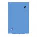 ROCADA SKINCOLOUR Dry-Wipe Board with Magnetic Lacquered Surface 100x150cm - Blue 6421R-630