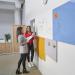 ROCADA SKINCOLOUR Dry-Wipe Board with Magnetic Lacquered Surface 100x150cm - Blue 6421R-630