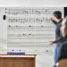 ROCADA SKINMUSIC Dry-Wipe board with Magnetic Lacquered Surface 100x150cm - White 6421RM