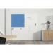 ROCADA SKINCOLOUR Dry-Wipe Board with Magnetic Lacquered Surface 100x100cm - Blue 6425R-630