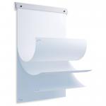 ROCADA SKINBLOCK Clamp and Flipchart Pad to Fit on the Skin Range of Boards - Grey 6430R