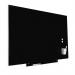 ROCADA SKINLIQUID Dry-Wipe Board with Magnetic Lacquered Surface 75x115cm - Black 6820V19