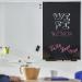 ROCADA SKINLIQUID Dry-Wipe Board with Magnetic Lacquered Surface 75x115cm - Black 6820V19