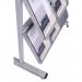 ROCADA VISUALLINE Multifunctional Mobile Divider for Vertical Storage and Display - Grey 8304