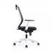 ROCADA ERGOLINE Operators Mesh Chair with White Frame - Black 908W-4