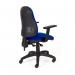 ROCADA ERGOLINE Operators Medium Back Chair - Blue 911/3+958