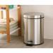 ROCADA Round Pedal Stainless Steel - 12 Litre COV-BIN12