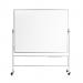 ROCADA VISUALLINE Revolving Mobile Whiteboard Support (Use with Aluminium Framed Boards 120 to 200cm Width) - Grey M-T-ST-2101