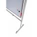 ROCADA ECO-LINE Revolving Mobile Whiteboard Support (Use with Aluminium Framed Boards 120 to 200cm Width) - Grey M-T-ST-2101e