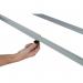 ROCADA ECO-LINE Revolving Mobile Whiteboard Support (Use with Aluminium Framed Boards 120 to 200cm Width) - Grey M-T-ST-2101e