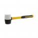 Rolson Combination Rubber Mallet 16oz BlackWhite Pack of 6 10560 RD10560