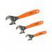 Rolson 3 Piece Adjustable Wrench Set Pack of 4 19024 RD19024
