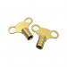 Rolson 2 Piece Brass Radiator Key Pack of 25 22451 RD22451