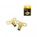 Rolson 2 Piece Brass Radiator Key Pack of 25 22451 RD22451