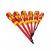 Rolson 6 Piece VDE Screwdriver Set Pack of 6 28736 RD28736