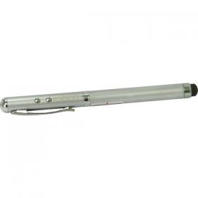 Rolson 4-in-1 Laser Pointer Pen Silver 1230082 RD35985