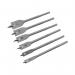 Rolson 6 Piece Flat Wood Drill Bit Set Pack of 20 48523 RD48523