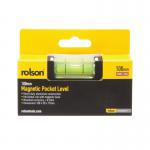 Rolson Magnetic Pocket Level 100mm Pack of 12 54116 RD54116