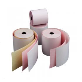 Prestige Till Rolls 2-Ply 76mm White/Pink (20 Pack) RE05520 RE05520