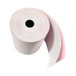 Prestige Till Rolls 2-Ply 76mm White/Pink (Pack of 20) RE05520 RE05520