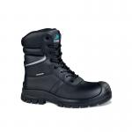 Rock Fall ProMan Delaware High Leg Waterproof Safety Boot with Side Zip Black 6 PM5008006 RF09494