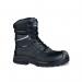 Rock Fall ProMan Delaware High Leg Waterproof Safety Boot with Side Zip Black 6 PM5008006 RF09494