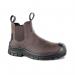 Rock Fall RF256 Furrow Chelsea Safety Boot Brown 7 RF256007 RF09756