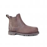 Rock Fall RF206 Farrier Chelsea Safety Boot Brown 7 RF206007 RF09794