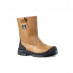 Rock Fall ProMan PM104 Chicago Rigger Safety Boot Tan 3 PM104003 RF92310