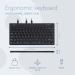 R-GO Split Ergonomic Wired Keyboard Black RGOSP-UKWIBL RG49078