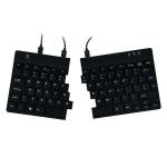 R-GO Split Ergonomic Wired Keyboard Black RGOSP-UKWIBL RG49078