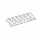 R-GO Compact Ergonomic Wired Keyboard UK QWERTY White RGOECUKW RG49090