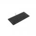 R-GO Compact Ergonomic Keyboard Wired Black RGOECUKBL RG49094