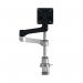 R-Go Zepher 4 C2 Single Monitor Arm Desk Mount Adjustable Black/Silver RGOVLZE4SI RG49108