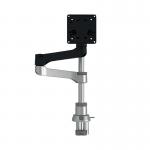 R-Go Zepher 4 C2 Single Monitor Arm Desk Mount Adjustable BlackSilver RGOVLZE4SI RG49108