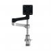 R-Go Zepher 4 C2 Single Monitor Arm Desk Mount Adjustable BlackSilver RGOVLZE4SI RG49108