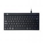 R-Go Compact Break Wired Keyboard UK Qwerty Black RGOCOUKWDBL RG49138