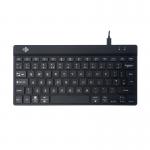 R-Go Compact Break Wired Keyboard UK Qwerty Black RGOCOUKWDBL RG49138