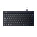 R-Go Compact Break Wired Keyboard UK Qwerty Black RGOCOUKWDBL RG49138