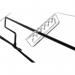 R-Go Flex Read Document Holder Soft Foam Wrist Support Medium Adjustable ClearBlack RGODOFRTR RG49157