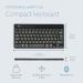 R-Go Compact Break Wireless Keyboard QWERTY UK Black RGOCOUKWLBL RG49209