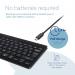R-Go Compact Break Wireless Keyboard QWERTY UK Black RGOCOUKWLBL RG49209