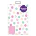 Regent Polka Dot Gift Wrap and Tag Pink (Pack of 12) F607