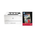 HP Starter Bundle Laserjet Pro M402DN Printer with HP Colour Laser A4 90gsm Paper White RH839001