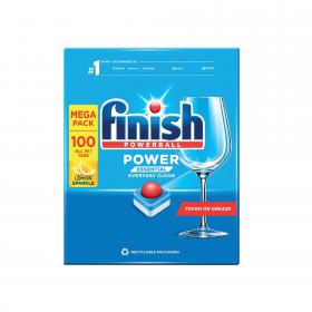 Finish Power Dishwash Tabs Lem Pk100